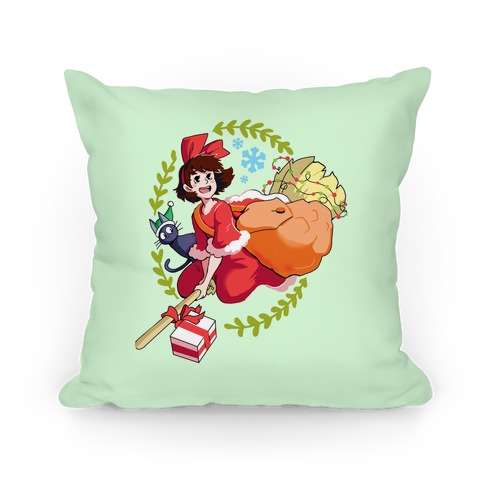 Kiki's Christmas Gift Delivery Pillow