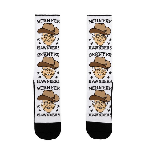 Bernyee Hawnders (Cowboy Bernie Sanders) Sock