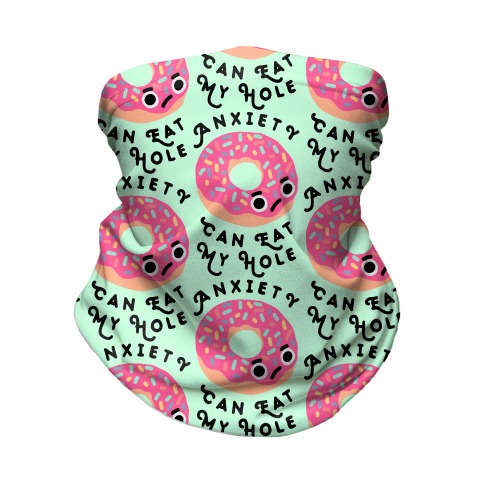 Anxiety Can Eat My Hole Donut Pillows | LookHUMAN