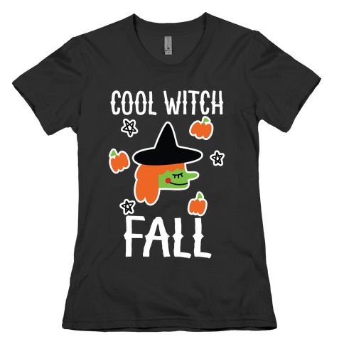 Cool Witch Fall Womens T-Shirt
