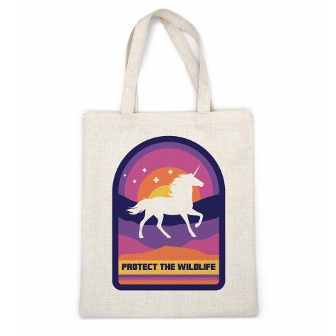 Protect The Wildlife (Unicorn) Casual Tote