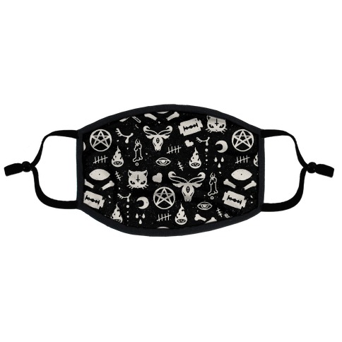 Cute Occult Pattern Flat Face Mask