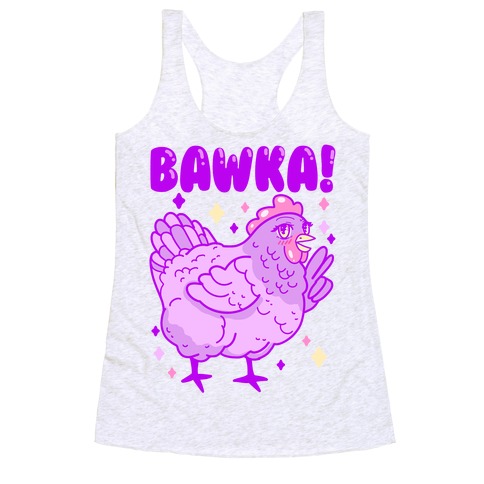 Bawka! Chicken Racerback Tank Top