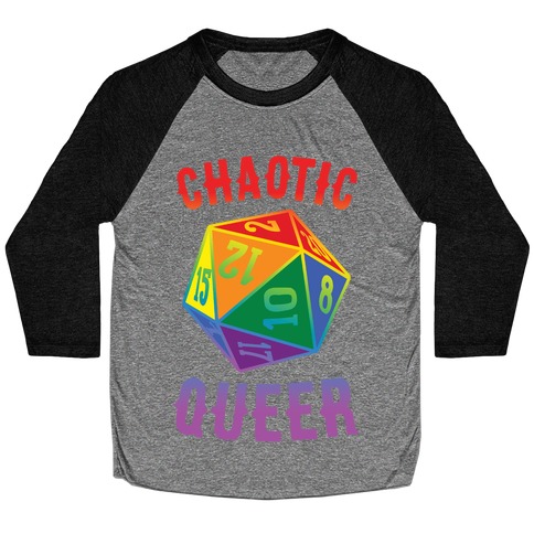 Chaotic Queer Baseball Tee