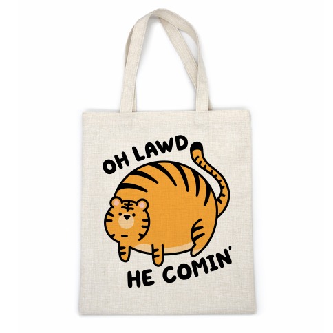 Oh Lawd He Comin' Tiger Casual Tote
