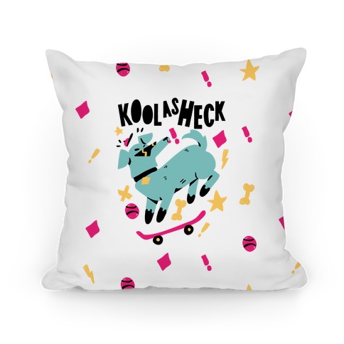 Kool as Heck Doggo Pillow