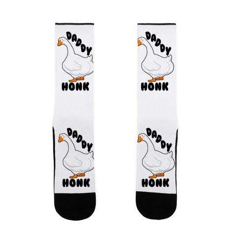 Daddy Honk Goose Sock