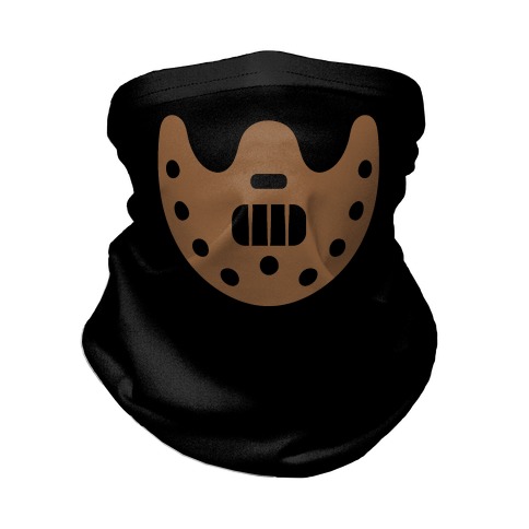 Cannibal Villain Mask Parody Neck Gaiter