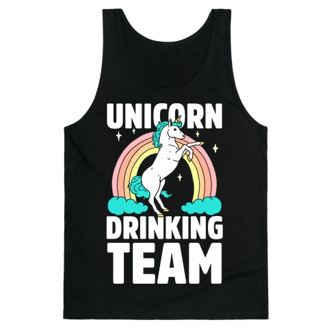 Unicorn Drinking Team Tank Top
