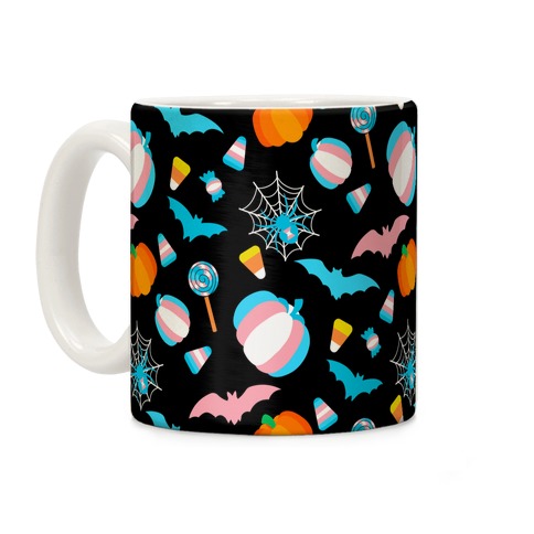 Transgender Pride Halloween Pattern Coffee Mug