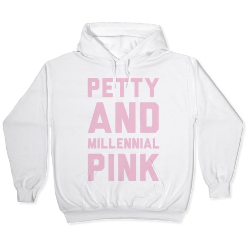 millennial pink hoodie