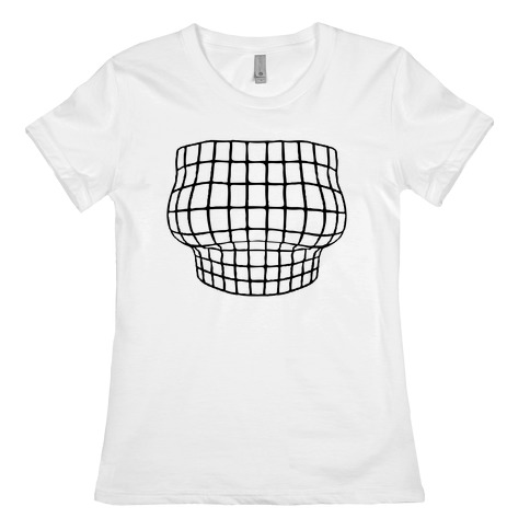 Retro 3D Bust Womens T-Shirt