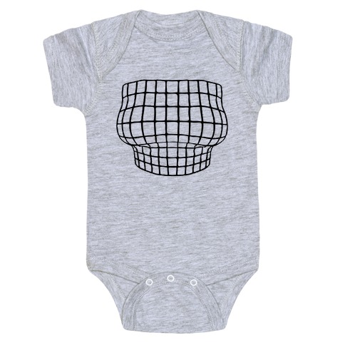 Retro 3D Bust Baby One-Piece