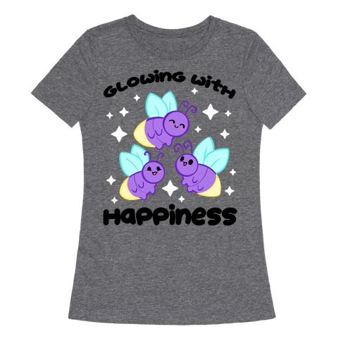 Glowing With Happiness Womens T-Shirt