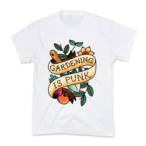 Gardening Is Punk Kids T-Shirt