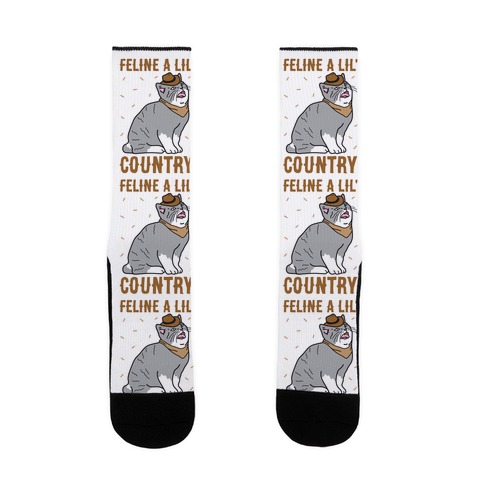 Feline A Lil' Country Sock