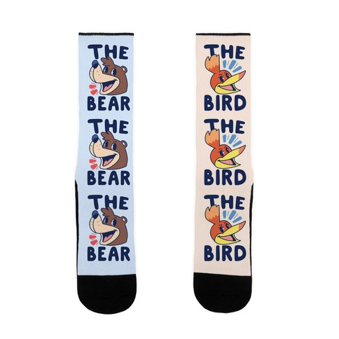 The Bear and the Bird Sock