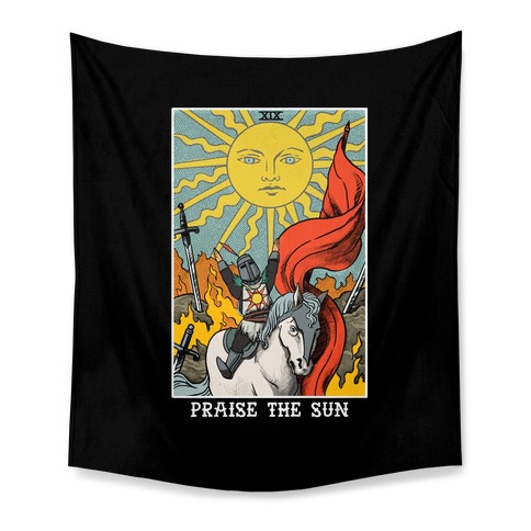 Praise The Sun Tarot Card Tapestry