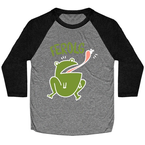 FEROLG - Feral Girl Frog Baseball Tee