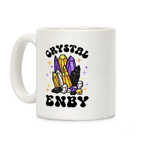 Crystal Enby Coffee Mug