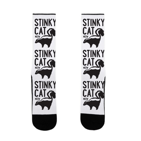Stinky Cat Skunk Sock
