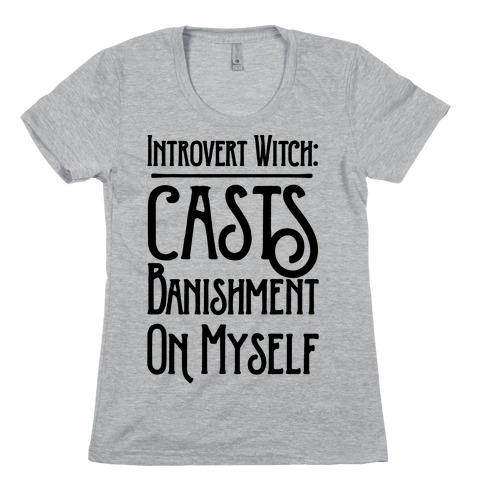 Introvert Witch Womens T-Shirt