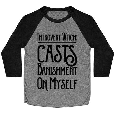 Introvert Witch Baseball Tee