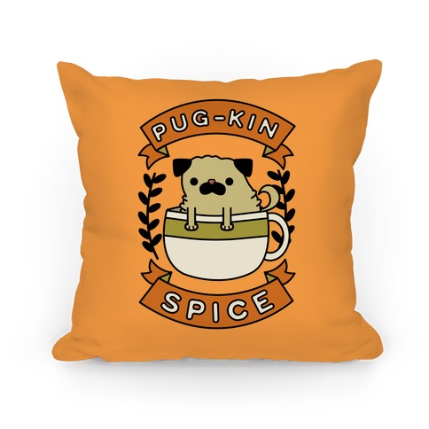 Pugkin Spice Pillow