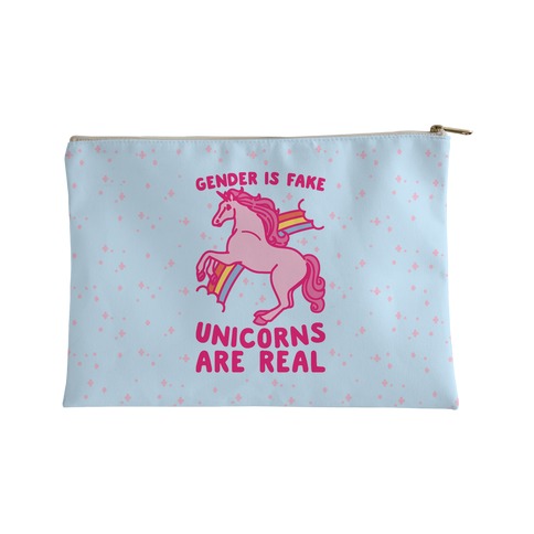 Gender Is Fake Unicorns Are Real Accessory Bag