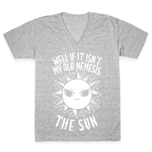 Well If It Isn't My Old Nemesis, The Sun V-Neck Tee Shirt