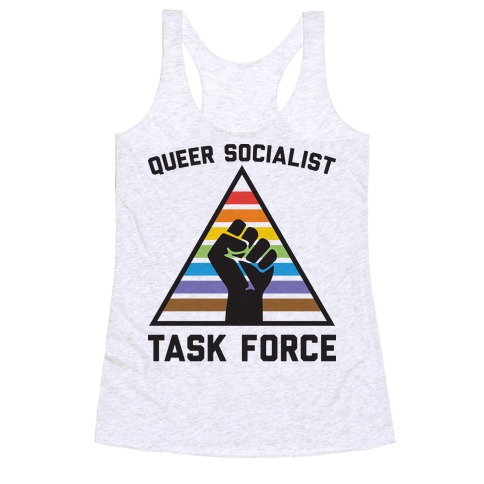 Queer Socialist Task Force Racerback Tank Top