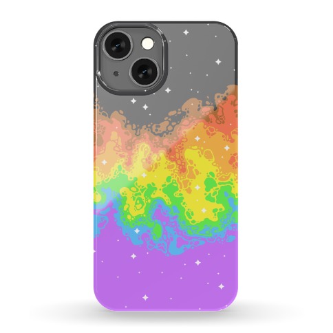 Psychedelic Nebula Pride Flag Phone Case