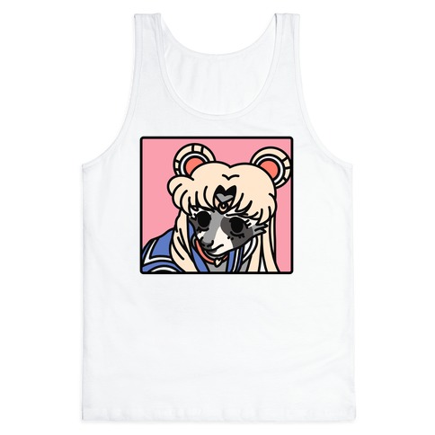 Sailor Moon Redraw Raccoon Tank Top