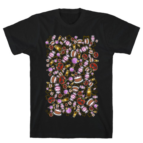 Kirby Munchies Pattern T-Shirt