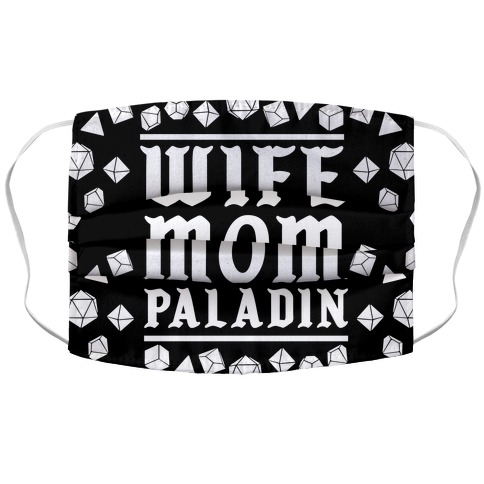 Wife Mom Paladin Accordion Face Mask