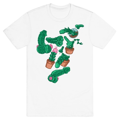 Penis Plants Pattern T-Shirt