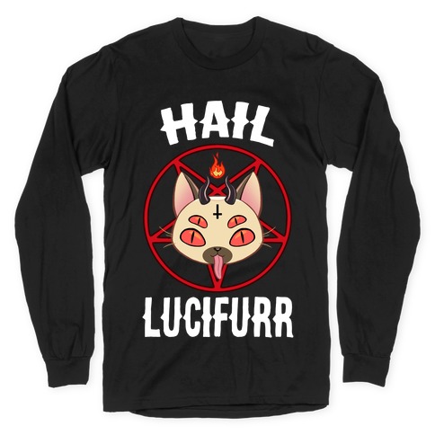 Hail Lucifurr Long Sleeve T-Shirt