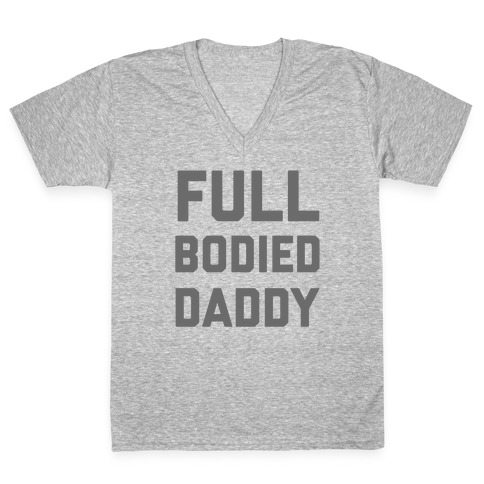 Full-bodied Daddy V-Neck Tee Shirt