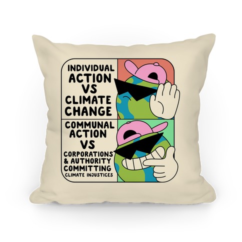 Cool Earth Meme Pillow
