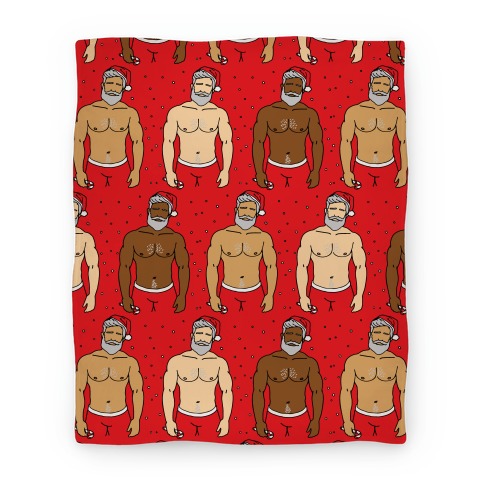 Santa Daddies Pattern Blanket