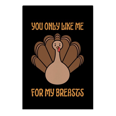 You Only Like Me For My Breasts Garden Flag