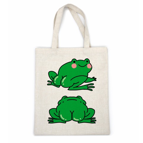 Frog With Cute Butt Resting On Lily Pad - Funny Frog - Mug