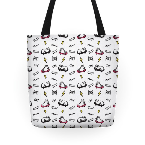 Cool Cats Pattern Tote