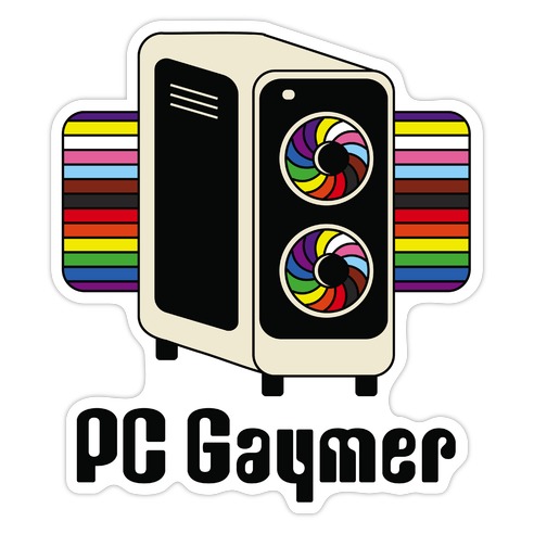 PC Gaymer Die Cut Sticker