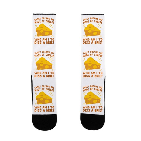 Sweet Dreams Are Made Of Cheese Sock