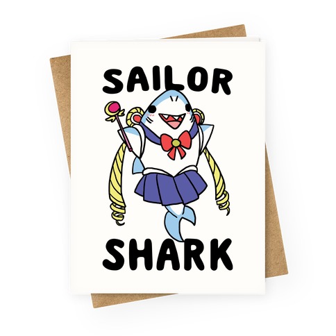 Sailor Shark Greeting Card
