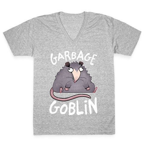 Garbage Goblin V-Neck Tee Shirt
