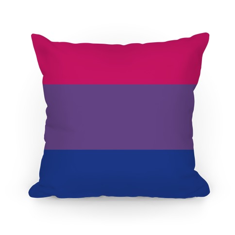 Bi Pride Flag Pillow