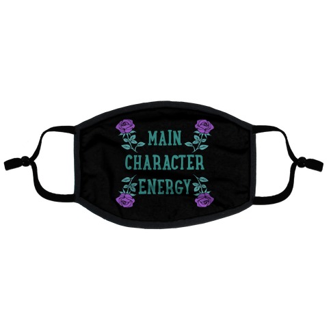 Main Character Energy Flat Face Mask