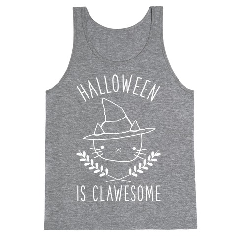 Halloween is Clawesome Tank Top